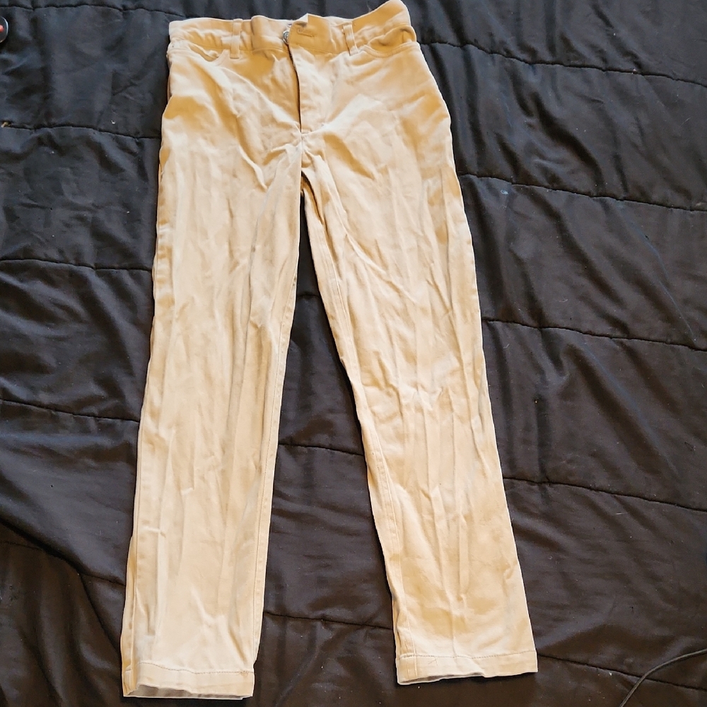 Men's Beige/Tan Casual Stretch Pants
